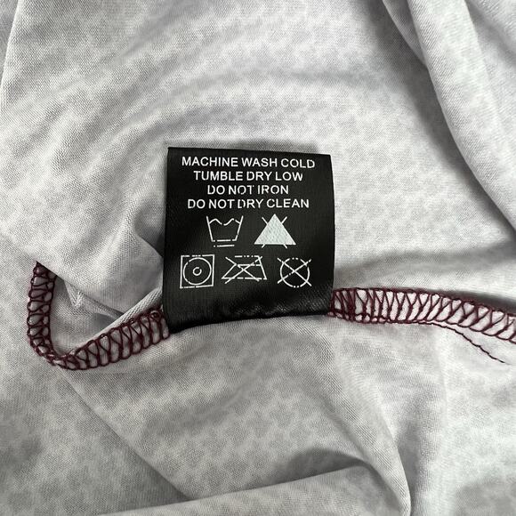 Rafter C Pearl Snap Texas All Over Print Golf Polo Shirt Mens XL Oversized - Picture 8 of 9